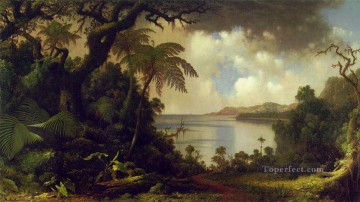 ファーン ツリー ウォークからの眺め ジャマイカ ATC ロマンティック マーティン ジョンソン ヘッド Oil Paintings